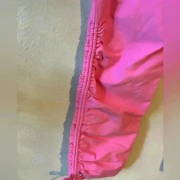 Derek Lam 10 Crosby Camryn Ruched Pants Bright Pink NWT Size 6‎ Orig $395 - Picture 7 of 9